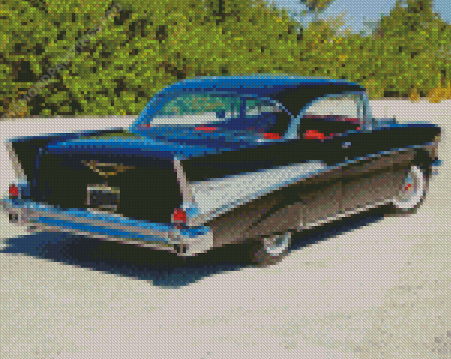 Black 1957 Chevy Diamond Painting