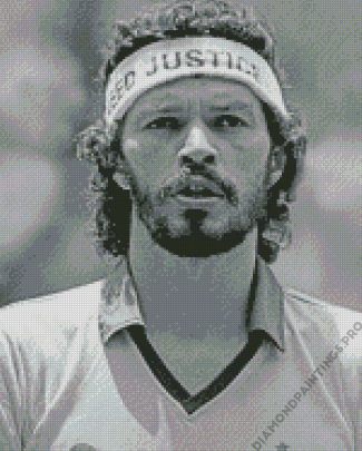 Black And White Socrates Player Diamond Painting
