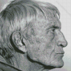 Black And White Old Man Face Diamond Painting