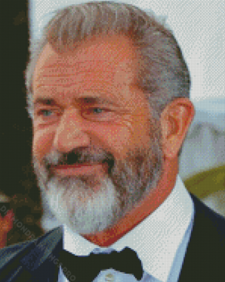 Classy Mel Gibson Diamond Painting