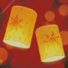 Cute Tangled Lanterns Diamond Painting