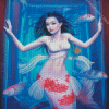 Cute Koi Mermaid Diamond Painting