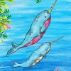 Cute Narwhals Diamond Painting