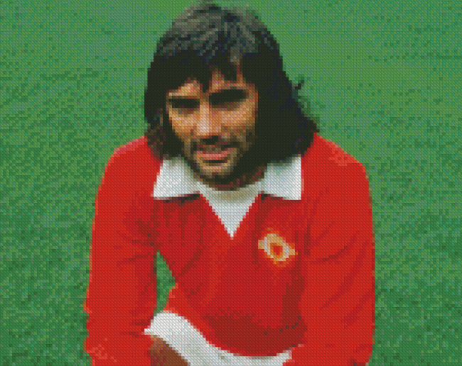 George Best Football Player Diamond Painting