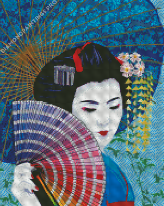 Japanese Geisha Diamond Painting