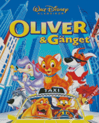 Oliver And Company Film Diamond Painting