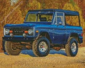 1977 Bronco Four Wheel Drive Diamond Painting