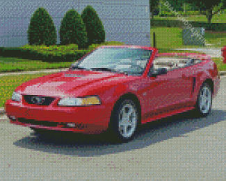 2000 Ford Mustang Diamond Painting