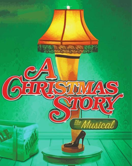 A Christmas Story The Musical Poster Diamond Painting