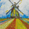 Abstract Windmill Diamond Painting