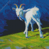 Aesthetic White Goat Art Diamond Painting