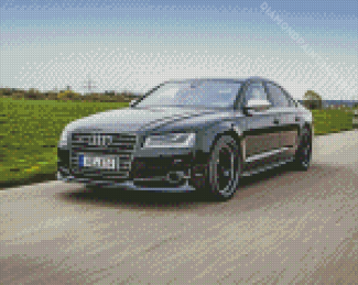 Audi A8 On Road Diamond Painting