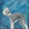 Bedlington Terrier Diamond Painting