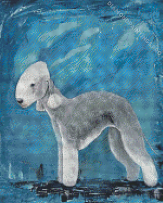 Bedlington Terrier Diamond Painting