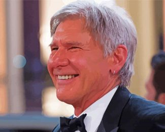 Harrison Ford Smiling Diamond Painting