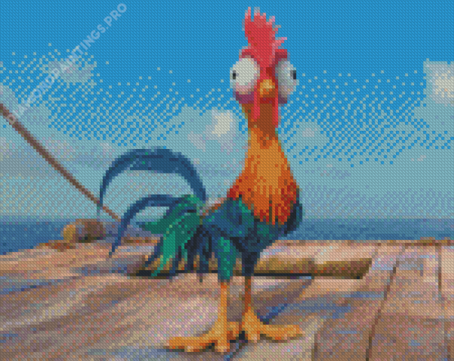 Hei Hei Moana Diamond Painting