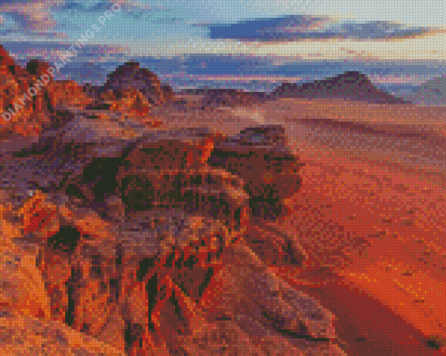 Jordan Wadi Rum Desert Diamond Painting
