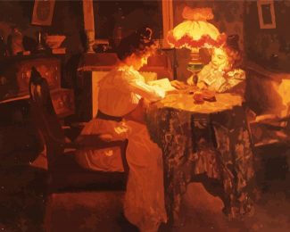 Lamp Effect By Edouard Cortes Diamond Painting