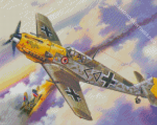 Messerschmitt Bf 109 Planes Diamond Painting
