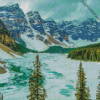 Moraine Lake Banff Winter Diamond Painting