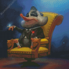 Mr Big Zootopia Art Diamond Painting