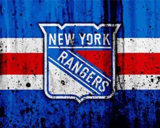 New York Rangers Ice Hockey Logo Diamond Painting