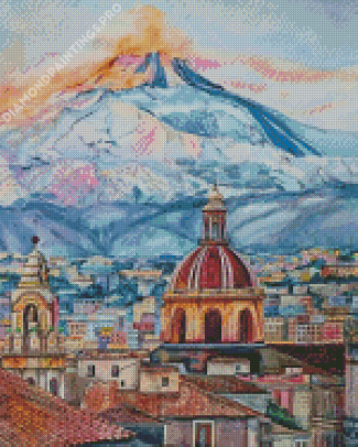 Old Italy City Art Diamond Painting