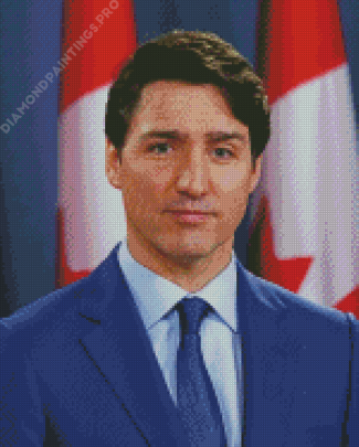 Prime Minister Justin Trudeau Diamond Painting