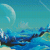 Science Fiction Landscape Diamond Painting