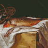 Still Life With Fish By Frederic Bazille Diamond Painting