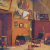 Studio On Rue Furstenberg By Frederic Bazille Diamond Painting