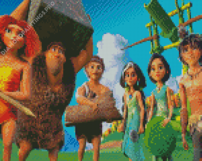 The Croods Family Movie Diamond Painting