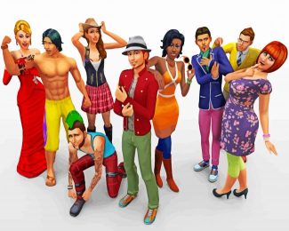 The Sims 4 Diamond Painting