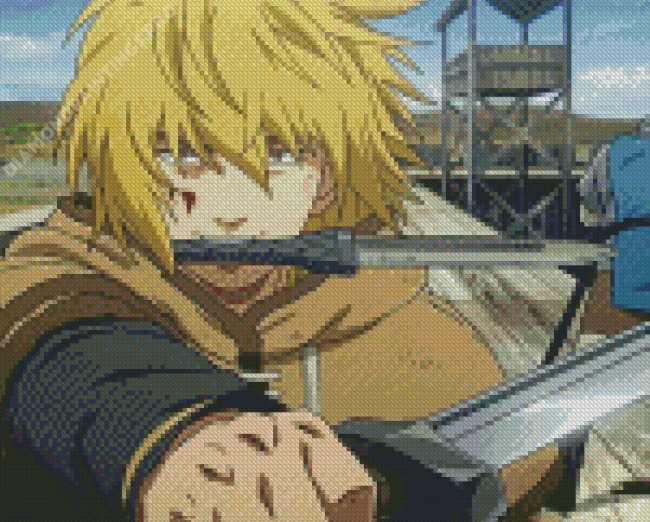 Thorfinn From Vinland Saga Diamond Painting