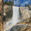 Vernal Falls Rainbow Diamond Painting