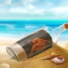 Woman In Bottle By Beach Diamond Painting