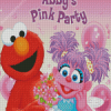 Abbys Cadabby Pink Party Poster Diamond Painting