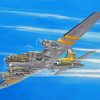 Aesthetic B17 Bomber Plane Diamond Painting
