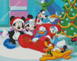 Aesthetic Disney Christmas Diamond Painting