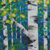 Colorful Landscapes With Birch Trees Art Diamond Painting
