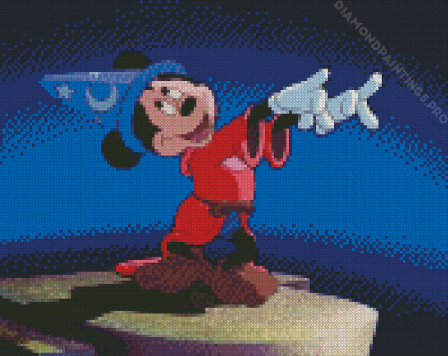 Cool Fantasia Mickey Diamond Painting