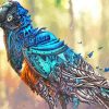 Fantasy Robot Bird Diamond Painting