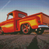 Orange Chevy C10 Truck Diamond Painting