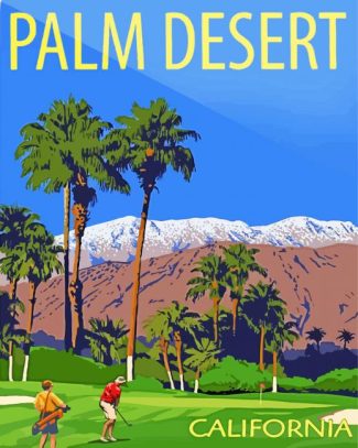 Palm Desert California Poster Diamond Painting