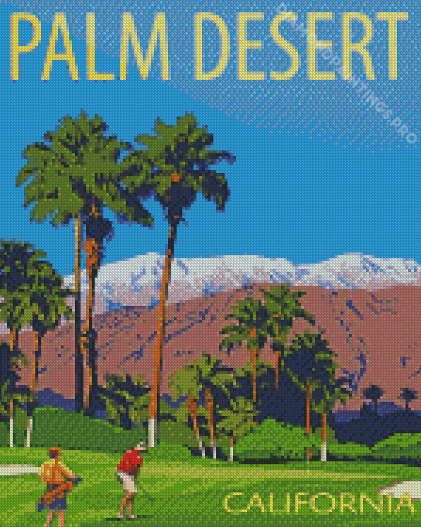 Palm Desert California Poster Diamond Painting