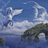 Pegasus On Cloud Diamond Painting
