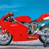 Red Ducati 999 Diamond Painting