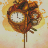 Steampunk Mechanical Heart Diamond Painting