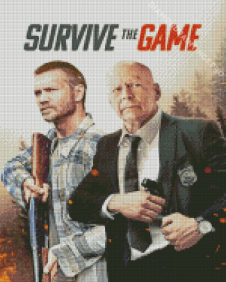 Survive The Game Movie Poster Diamond Painting