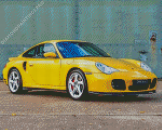 Yellow 996 Turbo Diamond Painting